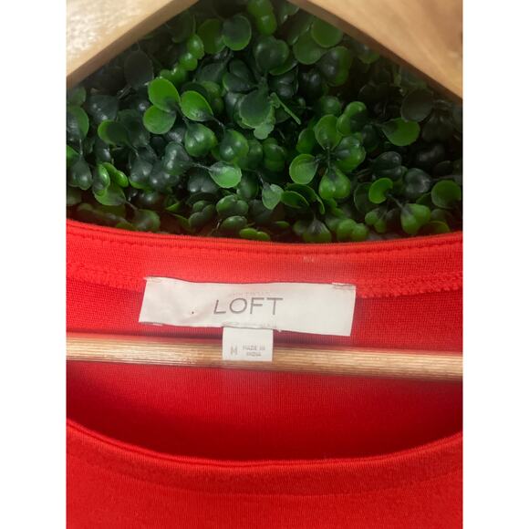 Loft Orange Long sleeve Blouse, size M - Picture 4 of 7